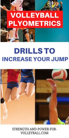 volley ball plyometrics drills to increase your jump - strength and power for volleyball