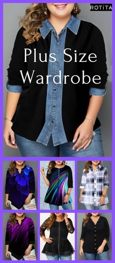 $10 off over $75,$15 off over $105,$25 off over $165."Maybe you don't like me, but I am very satisfied with myself" For every curvy girl.#rotita#plusfashion#plussize#fallfashion#falloutfits#casualoutfits#plussizetops Plus Size Wardrobe, Plus Size Tops For Women, Clothes Plus Size, Look Plus Size, 15k Followers, Trendy Fashion Tops, Plus Size Clothes, Fashion Attire, Tops Online