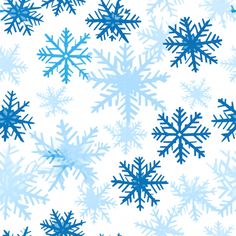 blue snowflakes on a white background are very large and can be used as wallpaper