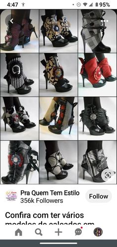 Steampunk Spats, Moda Steampunk, Steampunk Shoes, Mode Steampunk, Steampunk Couture, Steampunk Ideas, Steampunk Cosplay, Steampunk Diy, Steampunk Accessories