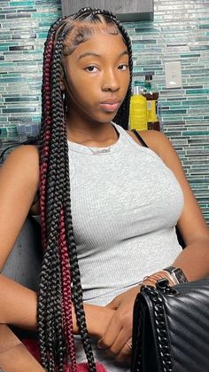 Braided Hairstyles Knotless, Hairstyles For Black Women Knotless, Cute Braiding Hairstyles, Braiding Hairstyles For Black Women, Hairstyles Knotless, Medium Knotless Braids, Natural Hairstyles For Black Women, Medium Knotless, Braiding Hairstyles