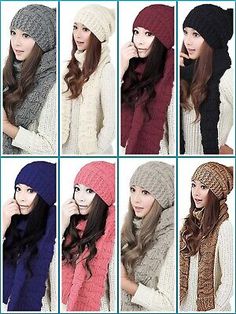 Find ideas๏ฟฝand inspiration for Women's Girls Winter Scarf & Hat Set Warm Knitted Beanie Scarves Knit Skull Cap, Women's Scarves Wraps Warm Solid Color Crochet Hat, Fitted Knitted Winter Hat, Winter Knit Crochet Hat, Warm Acrylic Crochet Hat For Winter, Winter Acrylic Crochet Hat, Fitted Winter Crochet Cap, Fitted Crochet Winter Cap, Solid Knit Crochet Winter Hat, Fitted Crochet Hat For Fall