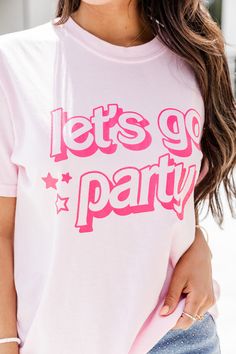 Girly Graphic Design, Aka Apparel, Jenny White, Pink Snacks, Graphic Tee Style, Pink Out, Pink Letter, Vitamin Sea, Graphic Tee Design