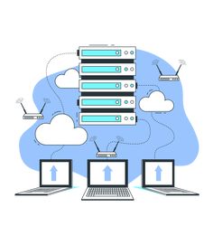 Cloud Engineering Services Infographic Illustrations, Web Hosting Design, Computer Applications, Ui Illustration, Cloud Security, Icon Design Inspiration, Chrome Extension, Cloud Infrastructure, Motion Graphics Design