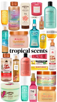 how to smell tropical Body Smells, Perfect Skin Care Routine, Summer Skin, Skin Care Items, Bath And Body Care