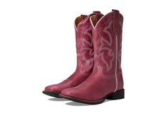 Roper Monterey - Cowboy Boots : Pink : Look rich effortlessly in the super comfortable Roper Monterey Boots. Leather upper. Man-made lining and insole. Slide closure. Cowboy style construction. Patterned upper. Man-made outsole. Imported. Measurements: Heel Height: 1 1 4 in Weight: 1 lb 4 oz Circumference: 14 in Shaft: 11 in Product measurements were taken using size 9, width B - Medium. Please note that measurements may vary by size. Weight of footwear is based on a single item, not a pair. Roper Cowboy Boots, Pink Look, Look Rich, How To Look Rich, Cowboy Style, Boots Leather, Monterey, Product Reviews, Granola