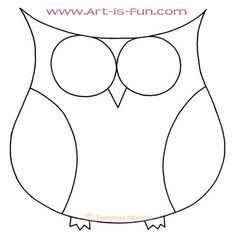 an owl is shown with the outlines on it's chest and head, as well as its eyes