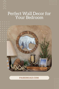 Rustic Lodge Wall art+ Rustic Bedroom Wall Decor Lodge Wall Art, Bear Wall Art, Western Wall, Rustic Lodge