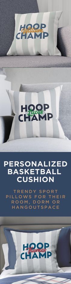 Basketball Personalized Name Pillow With Stripes for Kid Sport Room Decor Custom Made Basketball Cushion for Kid Boy Bedroom Throw Pillow - Etsy New Zealand Basketball Cushion, Kid Boy Bedroom, Sport Room Decor, Basketball Themed Bedroom, Vintage Sports Decor, Sport Room, Basketball Bedroom, Kids Sports Room, Sports Room Decor