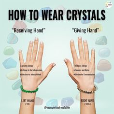 Which Wrist To Wear Crystal Bracelets, Crystal Bracelet Placement, Crystals To Protect From Negative Energy, Wearing Crystals, Crystals And Their Meanings, Crystals For Protection, Best Healing Crystals, Healing Symbols