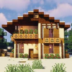 Chalet Minecraft, Minecraft Pack, Construction Minecraft, Minecraft Decoration, Minecraft Houses Survival, Rumah Minecraft Sederhana, Minecraft Houses Blueprints, Minecraft Interior Design, Minecraft House Plans