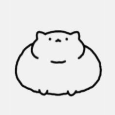 a drawing of a pig on a white background