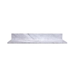 a white marble counter top on a white background