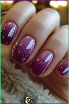 nails coffin xmas shape snowflakes snowflake inspo lastmmo mode2020 Purple February Nails, Nail Art Short Nails Simple Classy, Summer Purple Nail Ideas, Ombré Nails Purple, Short Nails Purple Design, Natural Nail Ideas Polish, Short Nail Designs Ombre, Gel Nail Designs 2024, Nail Art For Vacation