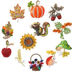 PRICES MAY VARY. What You Will Get: you will receive 12 pieces of thanksgiving ornament brooches in different styles, the sufficient quantity and various styles can meet your different decoration needs and bring you different festival atmosphere, please enjoy the charm of these brooches Thanksgiving Theme: every thanksgiving jewelry pin is designed with Thanksgiving theme, such as pumpkin, maple leaf, hedgehog, sunflower, etc.; Therefore, these brooches look delicate and beautiful, and can be ta Hedgehog Sunflower, Leaf Hedgehog, Thanksgiving Jewelry, Festival Atmosphere, Snowman Tree, Rhinestone Material, Thanksgiving Theme, Jewelry Pins, Thanksgiving Decor