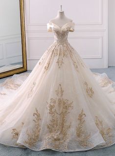 Plus Anais, Church Wedding Dress, डिजाइनर कपड़े, Gold Wedding Dress, For Wedding, Quinceanera Dress, Princess Ball Gowns, Dress Indian