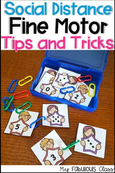 the social distance fine motor tips and tricks for kids