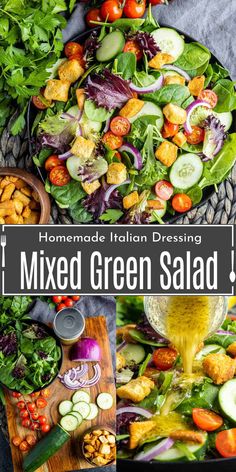 Get inspired with our delicious and healthy mixed green salad recipe! Packed with a variety of greens and toppings, this salad is not only good for you, but also super tasty. With our easy-to-follow guide, you'll learn how to create the perfect mix of greens, toppings, and dressings to satisfy your cravings and keep you energized throughout the day. Whether you prefer a classic Caesar salad or something with a little more pizzazz, like a berry and goat cheese salad, we've got you covered. So ...