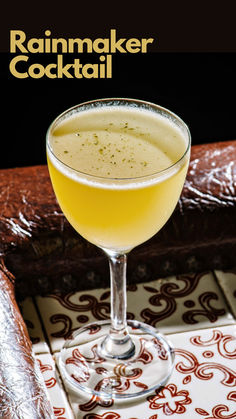 Rainmaker Cocktail Dessert Drinks Alcohol, Pineapple Daiquiri, Highball Cocktail, Spring Cocktail, Rum Cocktail Recipes, Liquor Recipes, The Rainmaker