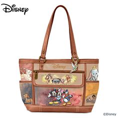 Disney Masterpiece Of Magic Handbag Disney Tote Bag, Mickey Mouse Bag, Disney Tote, Best Time To Buy, Tinkerbell And Friends, Disney Princess Characters, Disney Purse, Classic Disney Characters, Disney Charms