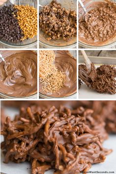 the steps to making chocolate peanut butter pretzels