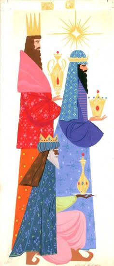 an image of two people dressed as kings and queens