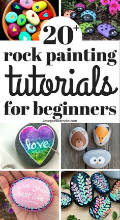 the top 20 rock painting projects for beginners that are easy and fun to do