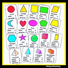 ⭐️ Rated 55 times with positive feedback from teachers just like you! Looking for a fun and engaging way to teach your students about 2D and 3D shapes? These 2D & 3D Shapes Flashcards are perfect for introducing and reviewing shape names and attributes! 🟦🔺✨ ✅ What's Included: ❤️Shape name flashcards with sides & vertices for 2D shapes, and faces, edges, & vertices for 3D shapes ❤️2D and 3D Shapes with names ❤️Flashcards with pictures only – perfect for interactive learning! 🎯 📚 Build th... Shapes With Names, Shapes Anchor Chart, Shape Anchor Chart, Shapes Flashcards