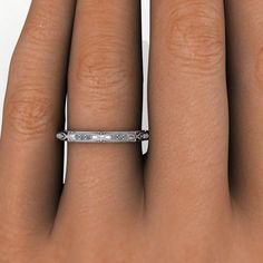 Lourdes Wedding Band - Soha Diamond Co.™