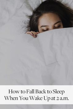 How to Fall Back to Sleep When You Wake Up at 2 A.M. via @PureWow Another Sleepless Night, Insomnia Help, How Can I Sleep, Sleepless Night, Insomnia Causes, How To Stop Snoring, Ways To Sleep, Sleep Remedies