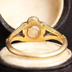 Early Victorian Diamond and Enamel Pansy Mourning Ring — Erica Weiner Ae 86, Hair Locket, Heart Wedding Rings, Gone But Not Forgotten, Forget Me Not Flower, Crescent Earrings, Bottle Jewelry, Jewellery Marketing, Enamel Necklaces