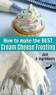 how to make the best cream cheese frosting for cupcakes and desserts