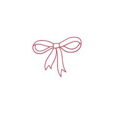 a line drawing of a bow on a white background