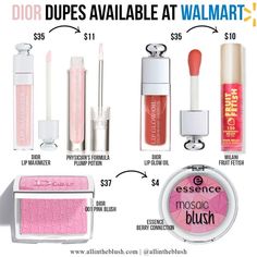 Walmart Makeup, Dior Makeup, High End Makeup, Affordable Makeup, Pink Makeup