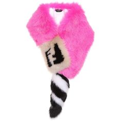 Pink Fendi, Fendi Print, Fendi Fur, Designer Shawl, Fendi Scarf, Pink Shawl, Black Faux Fur Coat, Pink Fox, Fendi Peekaboo