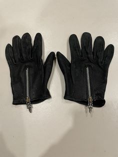 Chrome Hearts RARE Chrome Hearts Dagger Gloves Black Leather Zipper Silver | Grailed Chrome Hearts Rockstar, Chrome Hearts Hats, Chrome Hearts Leather Pants, Black Chrome Hearts Jeans, Chrome Hearts Leather, Chrome Hearts, Leather Zipper, Black Silver, Gloves