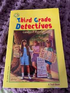 Title: Third Grade Detectives Author: Candice F. Ransom Edition: 1994 Troll Paperback Edition Great condition. Minor wear to cover (pictured). Cover Pics, Third Grade, Detective, Favorite Books, Childrens Books, Music Book, Beauty Book, Books, Music Clothes