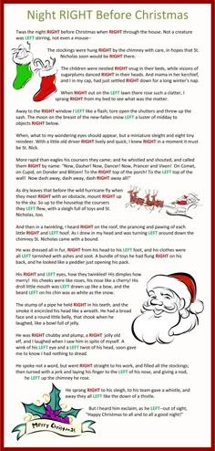 a christmas flyer with an image of santa claus and other things to do in the holiday season