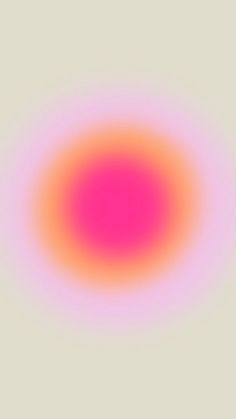 an orange and pink circle is shown in this image