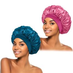 Hot Item High-Quality: This Silk Bonnet For Hair Is Made Of High-Quality Satin. The Touch Is Soft And Smooth, Bringing You The Ultimate Wearing Experience. Satin Bonnet For Women Will Not Slip Easily, And Let You Sleep All Night. Soft Elastic Band Will Not Leave Traces On Your Forehead. Protecting Hair: Silk Sleep Caps Can Greatly Reduce The Friction Of The Hair, And Reduce The Dryness, Fork, And Hair Loss Of Hair. Will Not Bleed On The Pillow. Do Not Need To Clean Up The Pillow And Sheets And T Silk Sleep Bonnet, Silk Sleep Cap, Silk Bonnet, Satin Bonnet, Hair Clamps, Hair Bonnet, Silk Hair, Silky Hair, Protective Hairstyles