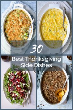 the best thanksgiving side dishes to make for dinner or brunch in less than 30 minutes