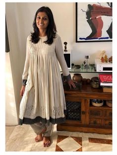 Nandita Das, The Most Beautiful Dress, Punjabi Dresses, Most Beautiful Dress, Beautiful Kurti, Cotton Frock, Kurti Style, Anarkali Dresses, Simple Casual Outfits