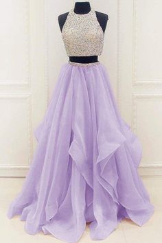 Prom Dress For Teens, Simple Evening Dress, Beaded Formal Dress, Prom Dresses Simple, Halter Prom Dresses, Formal Dresses For Teens, Prom Dresses 2017, Prom Dresses Two Piece, Graduation Dresses