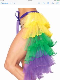 Cute Mardi Gras Diy, Tutu Women, Mardi Gras Food, Bustle Skirt