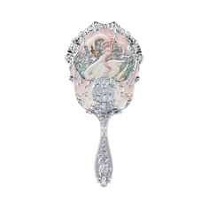 silver hand mirror with a swan wearing a pink ribbon Ballet Hands, Swan Ballet, Flower Knows, Beautiful Swan, Mode Zara, Hand Mirror, Swan Lake, Twist Braids