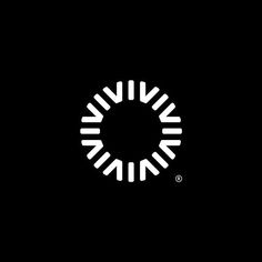 a black and white logo with the letter n in it's center, on a dark background