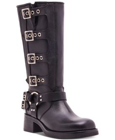 in stock Rocky Boots, Black Moto Boots, Sneaker Dress Shoes, Tommy Hilfiger Women, Calf Boots, Sneaker Heels, Moto Boots, Black Leather Boots, Handbag Backpack