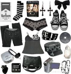 Thirteen Outfits, Grunge Things, Creepypasta Outfits, Thirteen Aesthetic, Emo Guy, Current Aesthetic, 2024 Moodboard, 2000s Clothes, Y2k Goth