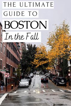 the ultimate guide to boston in the fall