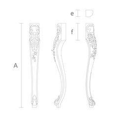 Queen Anne table legs with acanthus leaf (1 PC) #additional-separator##additional-separator#Carved from premium hardwood, these table legs are made in the luxurious Queen Anne style, and their elegantly curved Cabriole shape, adorned with a beautiful acanthus leaf pattern, enhances the aesthetic appeal of any furniture piece. Every element is meticulously refined by our qualified craftsmen, ensuring the highest quality and perfect appearance. Designed with style and quality in mind, these legs s Furniture Legs Ideas, Diy Furniture Legs Ideas, Dining Room Victorian, Floral Furniture, Queen Anne Style, Carved Furniture, Oak Table, Antique Table, Acanthus Leaf